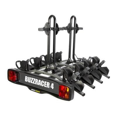 Buzzracer 4 fietsendrager voor op de trekhaak voor 4 fietsen