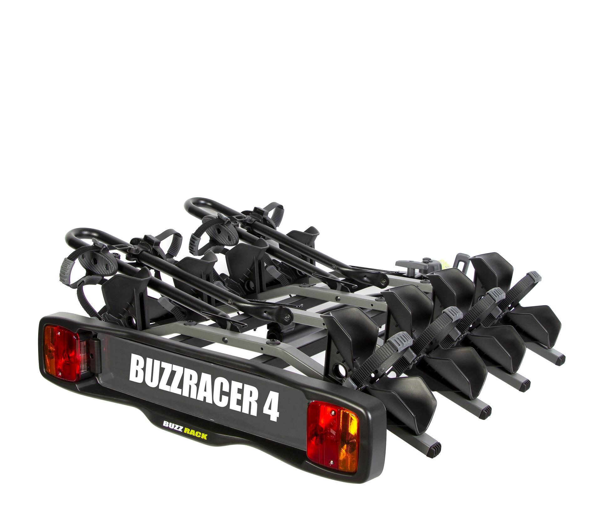 Buzzracer 4 hitch-mounted bike carrier - 4-bike platform