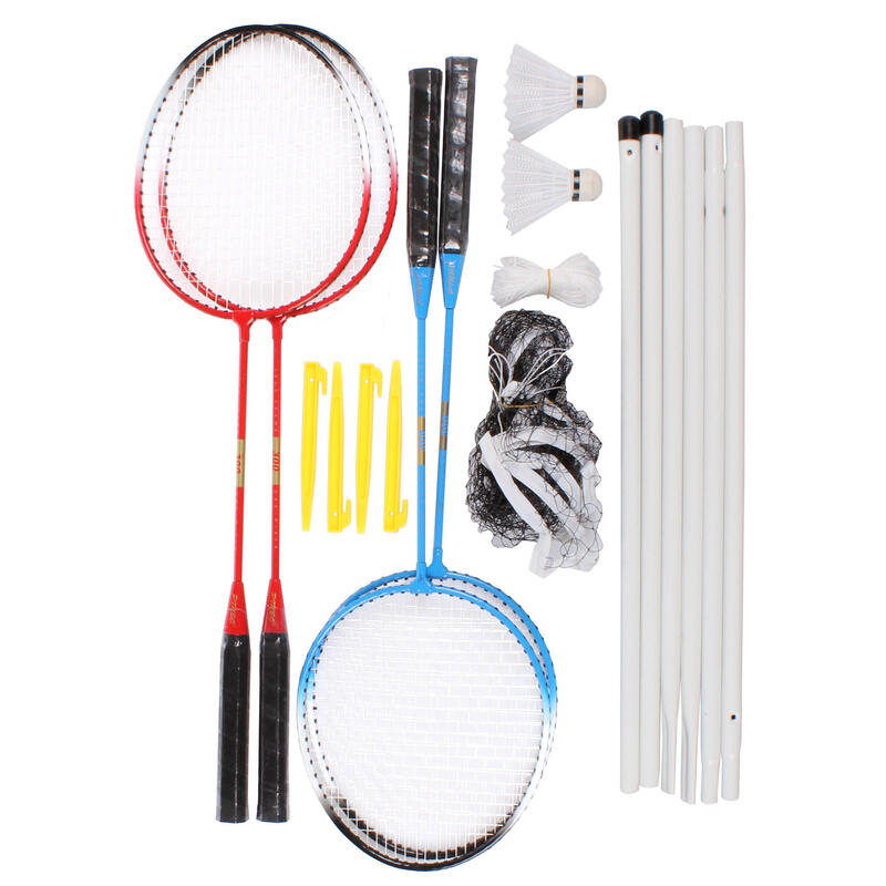 Badmintonset voor 2 of 4 spelers - Ideaal voor een familieweekend