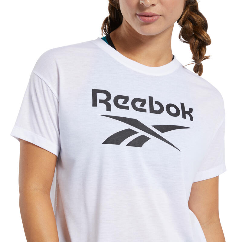 T-shirt femme Reebok Workout Ready Supremium Logo