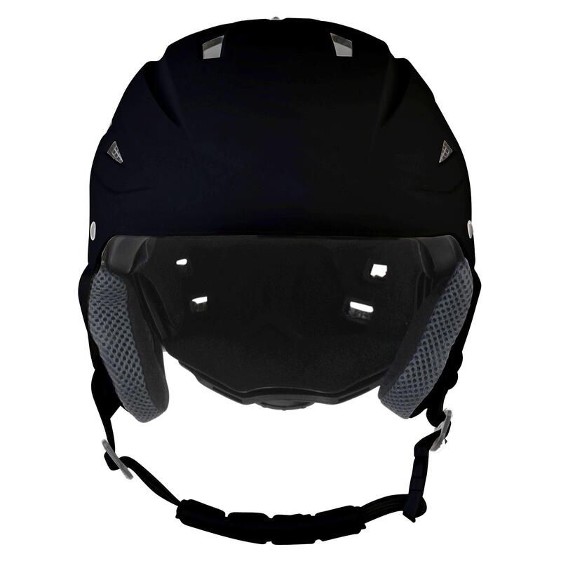 Cohere Casque de ski absorbant les chocs pour adulte - Le noir