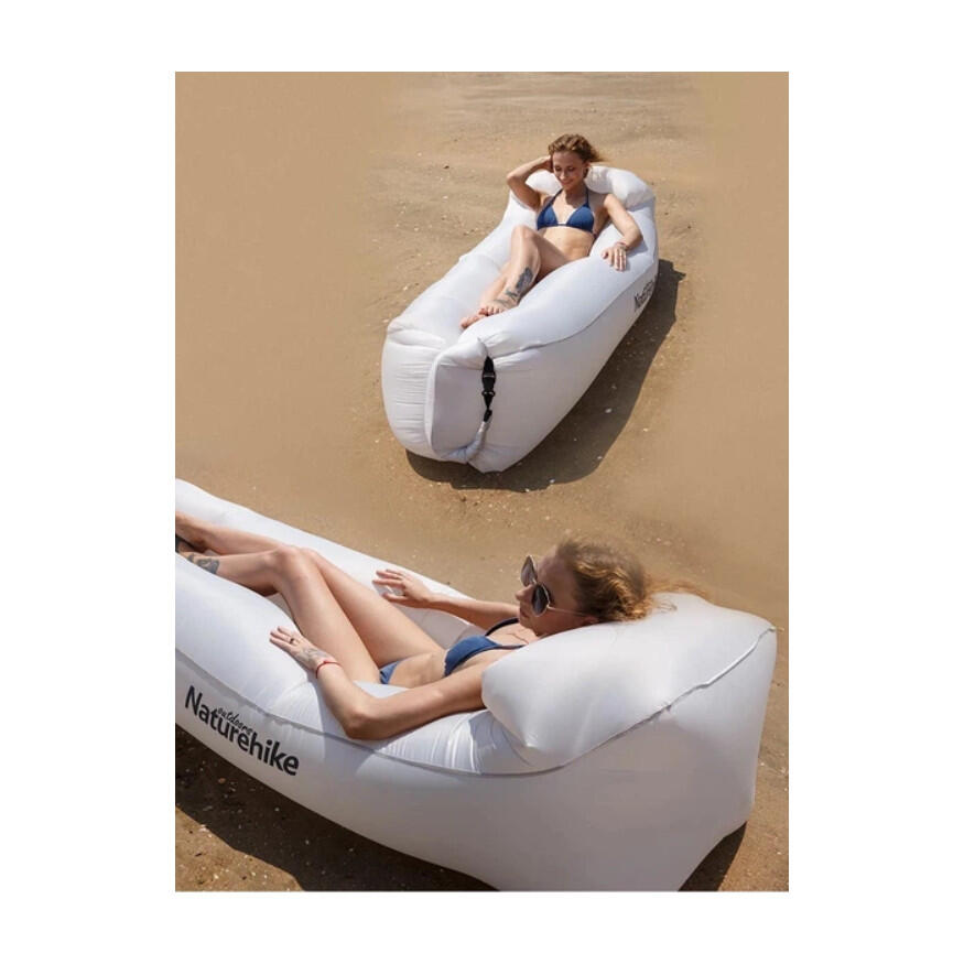 Naturehike Inflatable air sofa with pillow grey 5/6