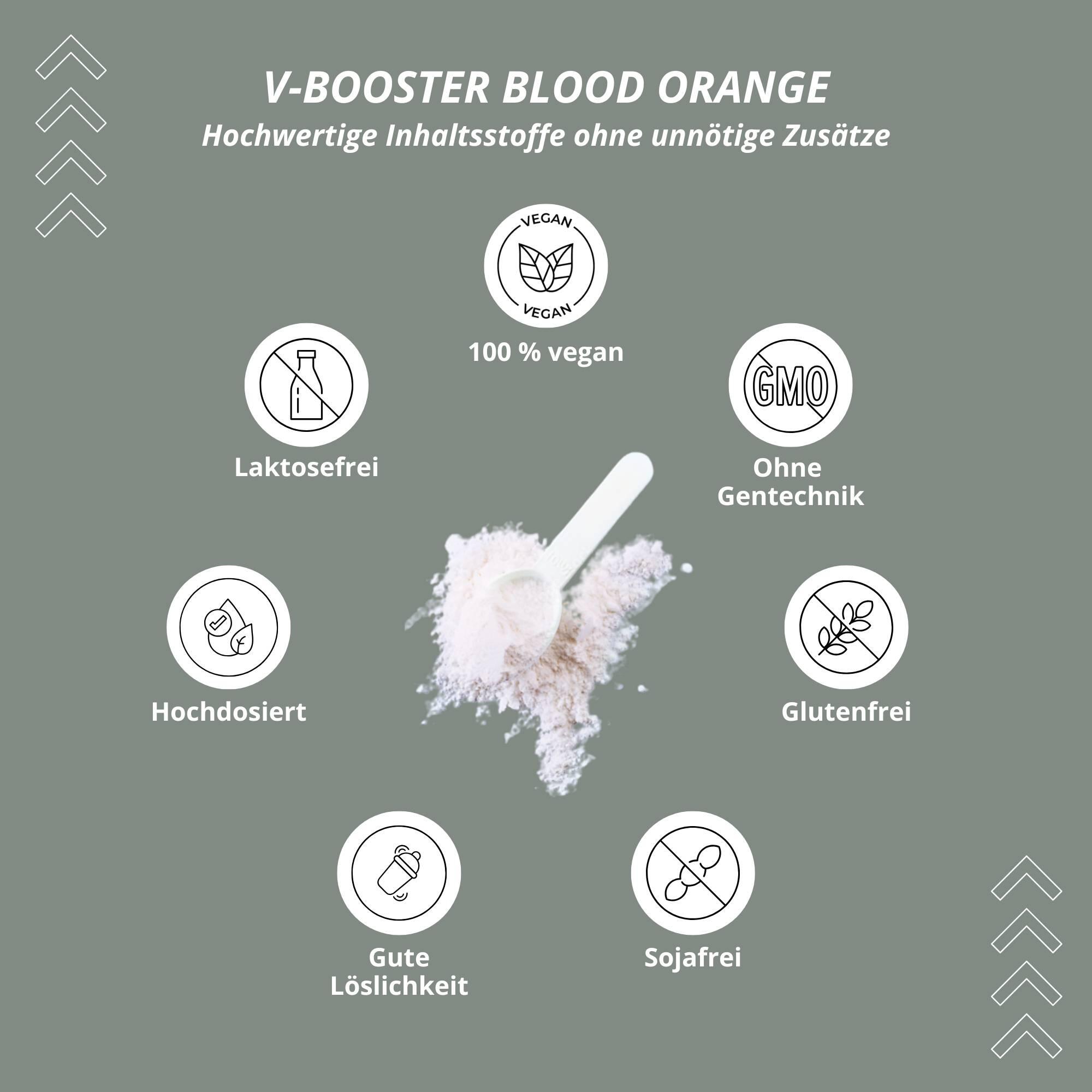 Batido preentrenamiento Booster 400 g - Naranja sanguina 4/6