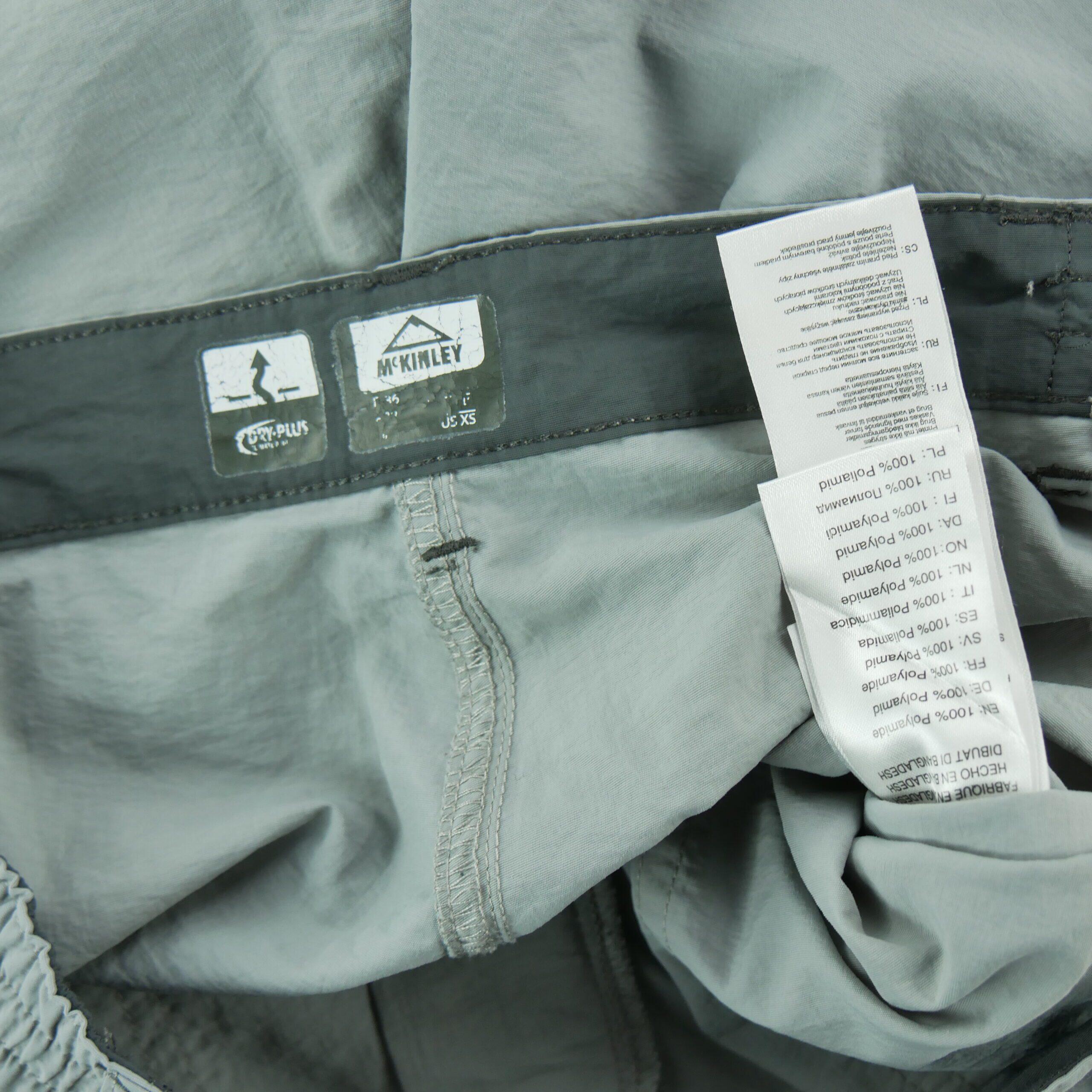 Seconda Mano - Pantaloni da trekking outdoor da uomo grigio - Stato buono 6/6