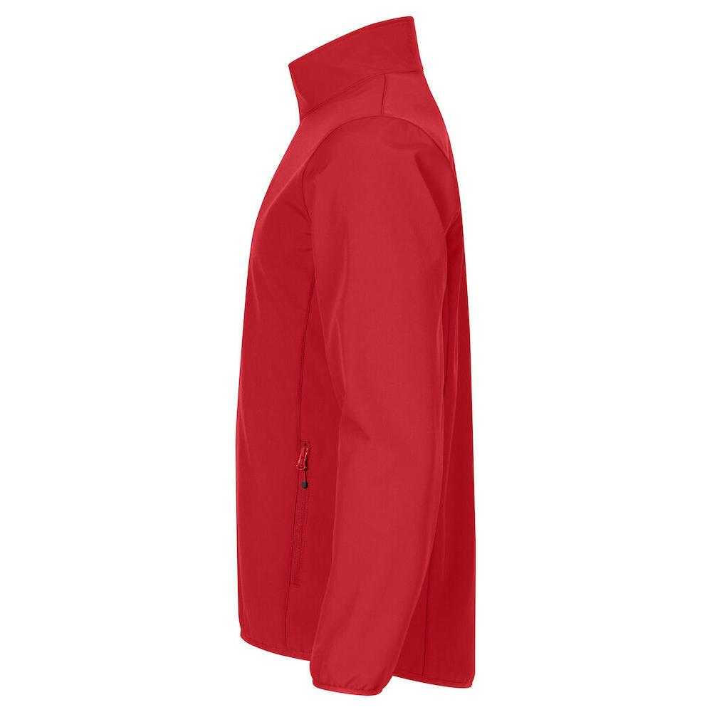 Mens Classic Soft Shell Jacket (Red) 3/4