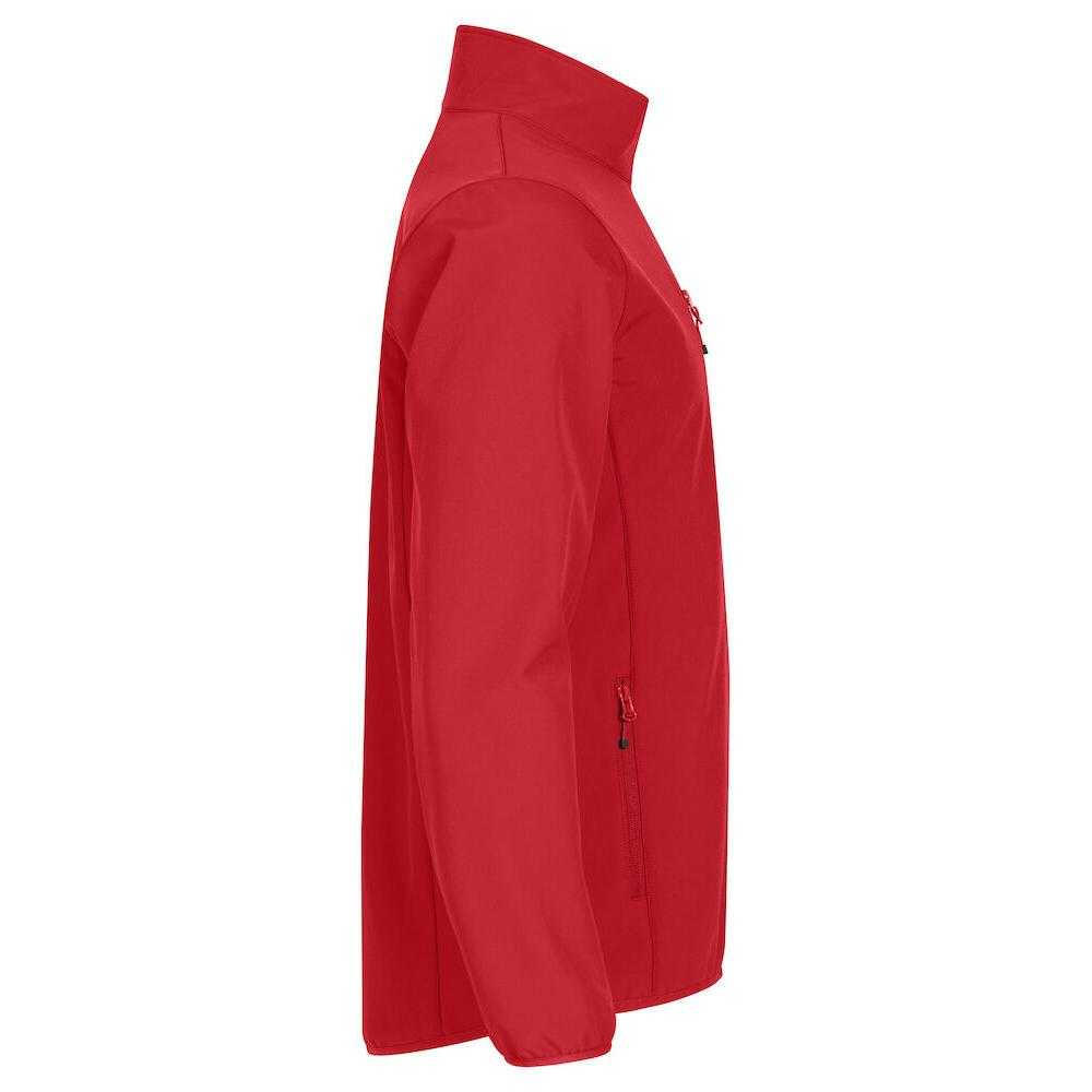 Mens Classic Soft Shell Jacket (Red) 4/4