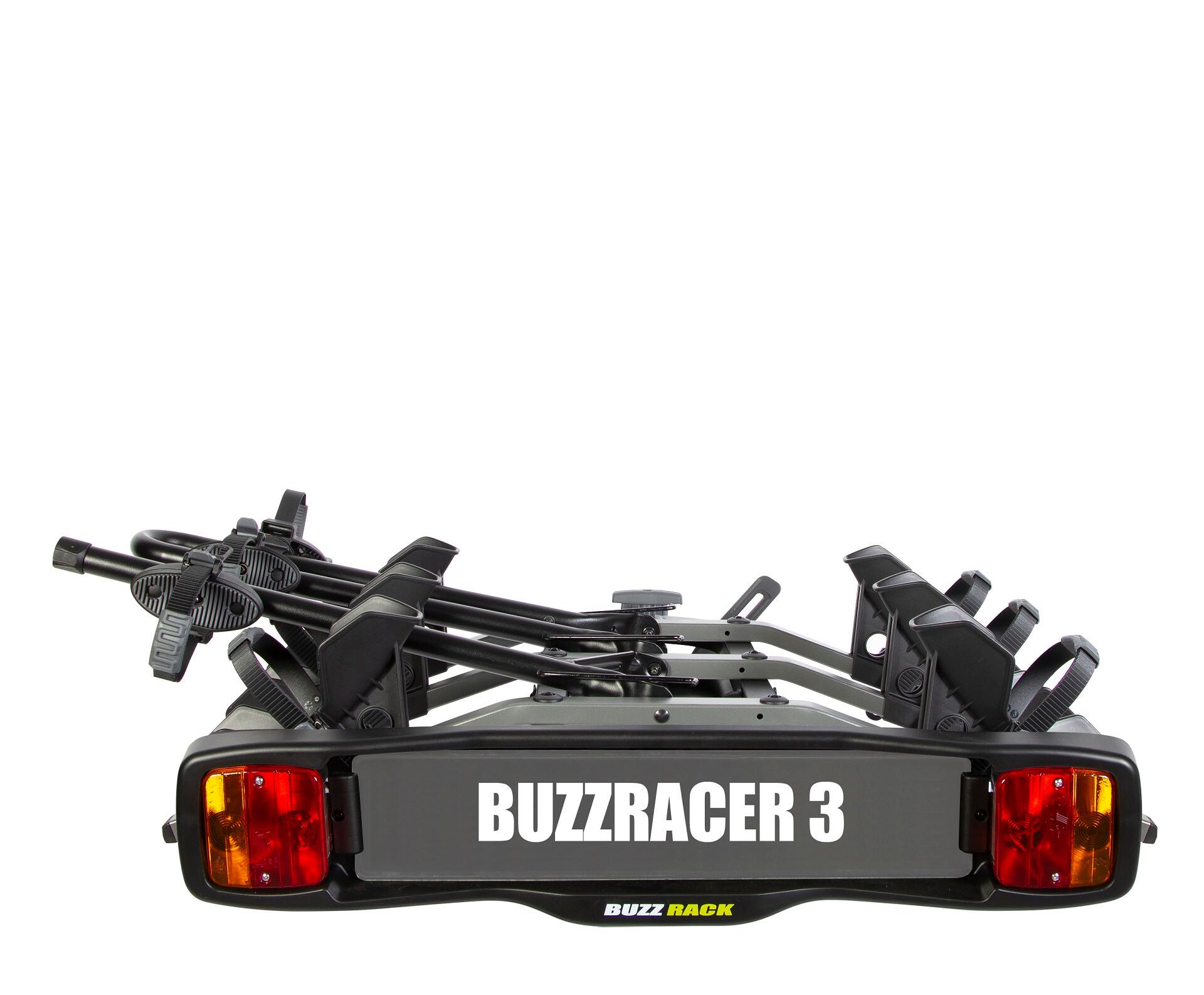 Buzzracer 3 Portabicicletas con enganche - Plataforma para 3 bicicletas 3/7