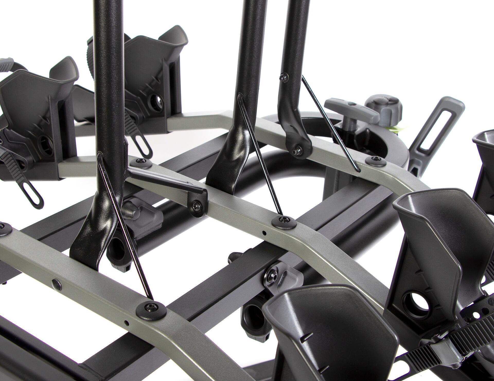 Buzzracer 3 Portabicicletas con enganche - Plataforma para 3 bicicletas 5/7