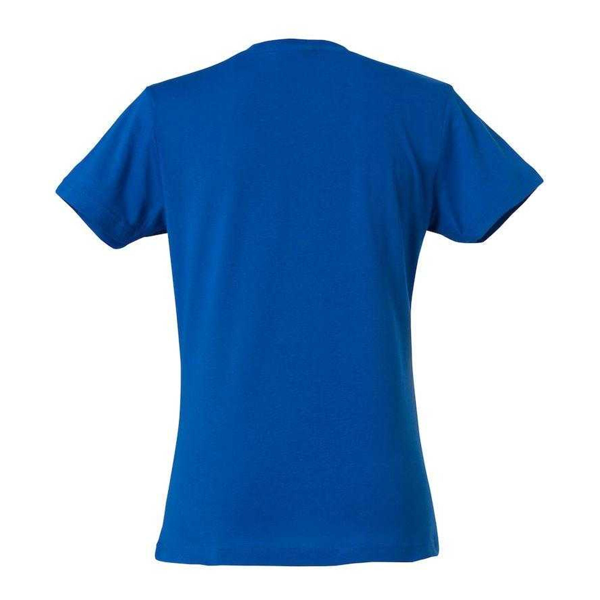 Maglietta Semplice Donna Clique Basic Blu Reale 2/3