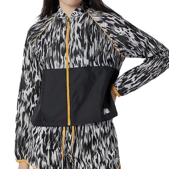 Veste de Sport Noir/Gris Femme New Balance Fast Flight