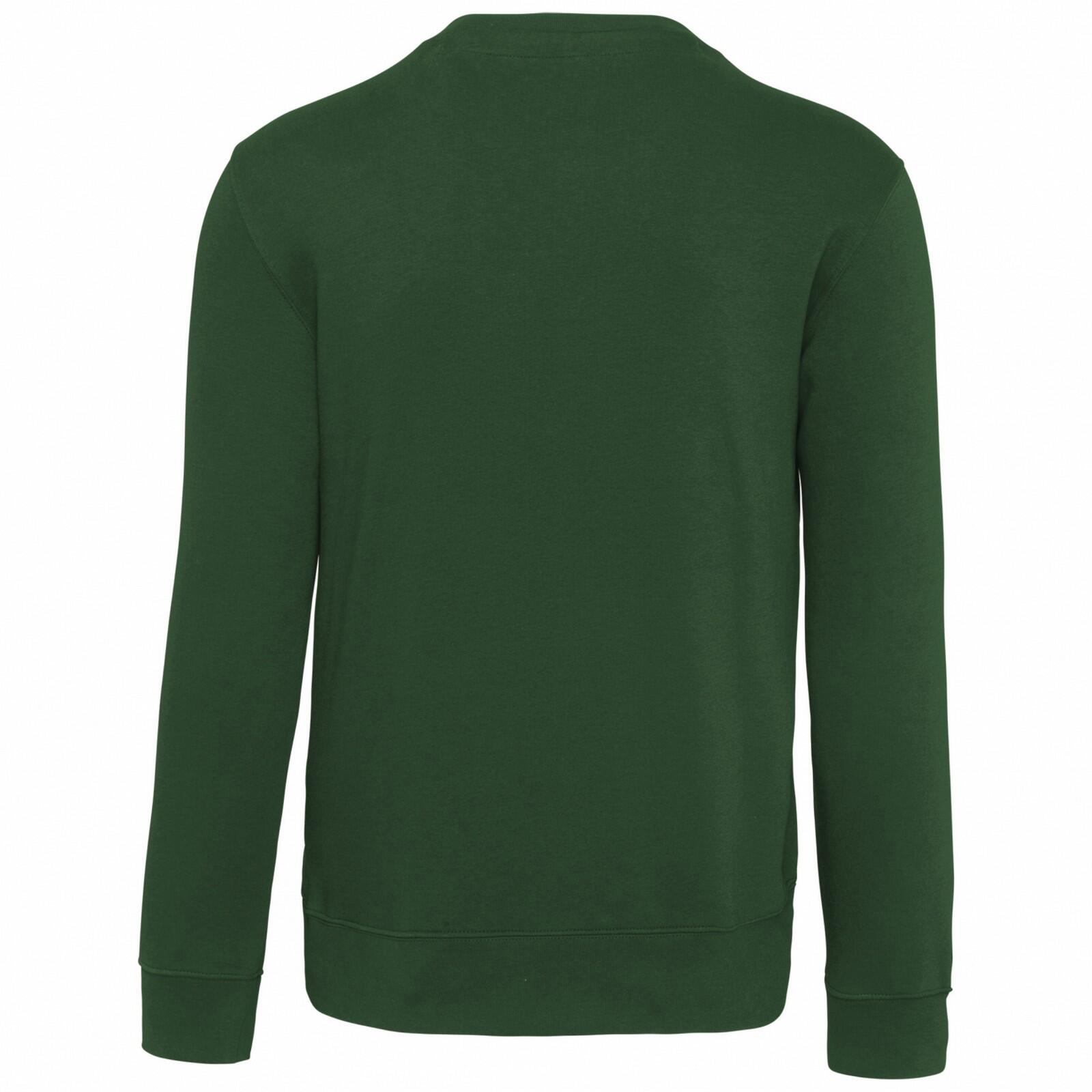Felpa Girocollo Uomo Kariban Verde Foresta 2/3