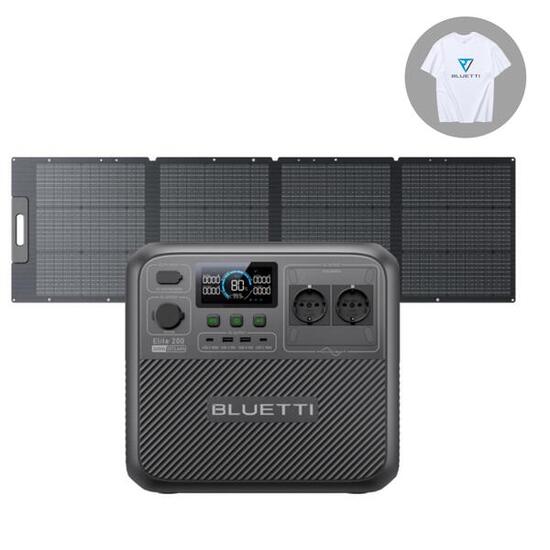 Elite 200 V2 générateur solaire 2073Wh avec panneau 200W secours et tempêtes