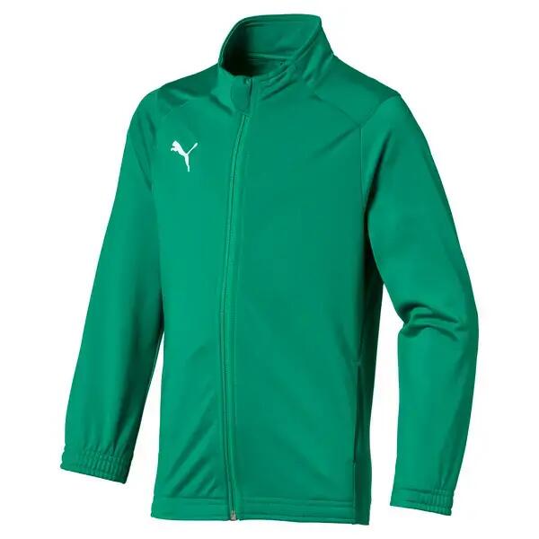 Jacket Leanaí Puma Jr Liga Poly Jacket Core Green