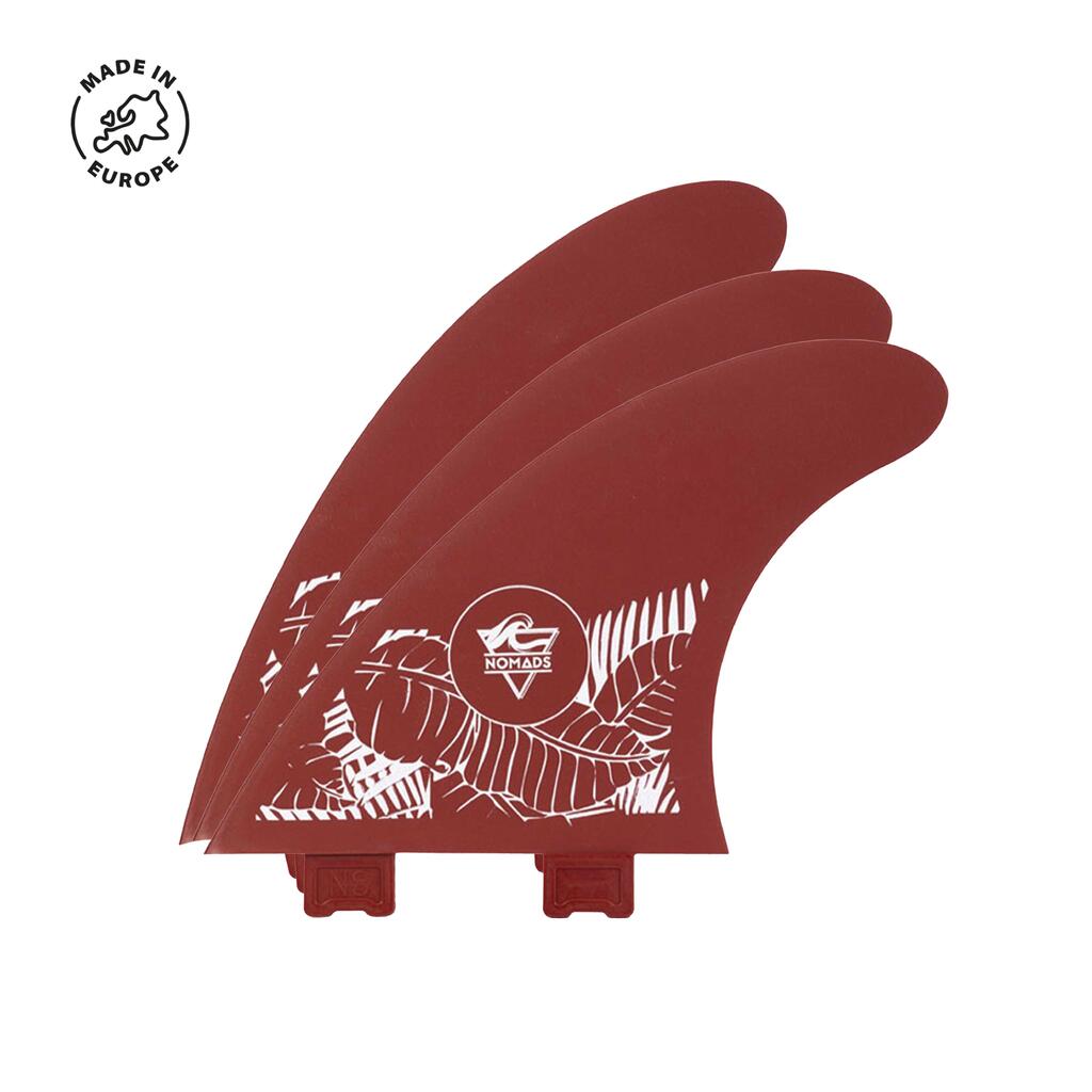 Surf fins fiber 2 Tab Tropical Bordeaux