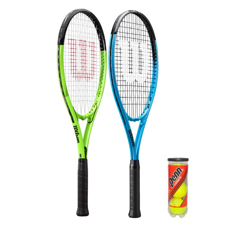 Wilson Blade & Ultra XL Tennis Racket Combo Set & 3 Tennis Balls
