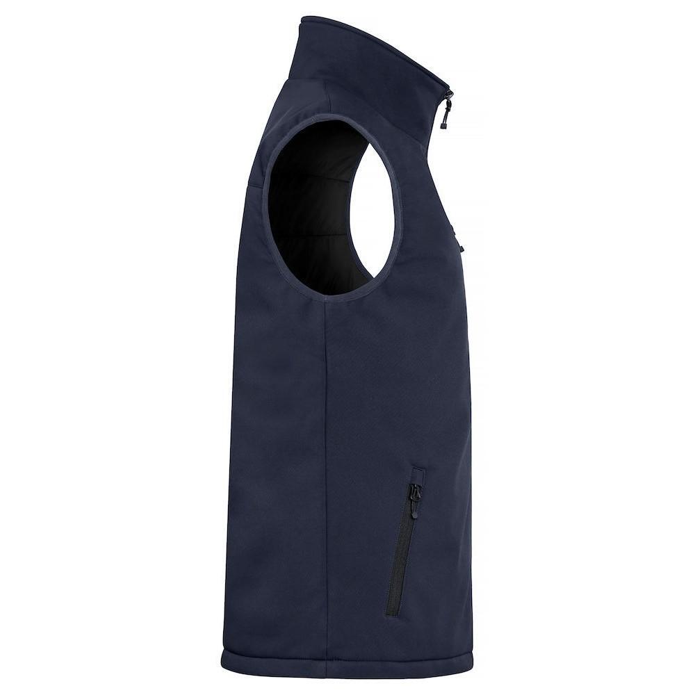 Mens Softshell Padded Gilet (Dark Navy) 4/6