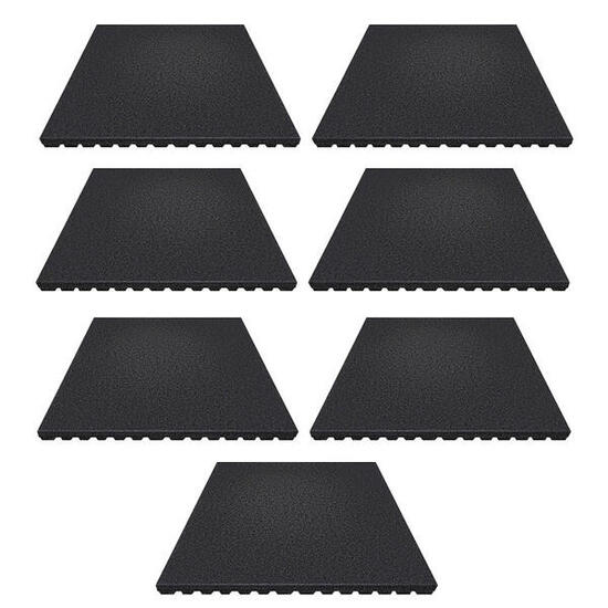 DALLES ANTI CHOC - 42mm - 100x100cm - Lot de 7