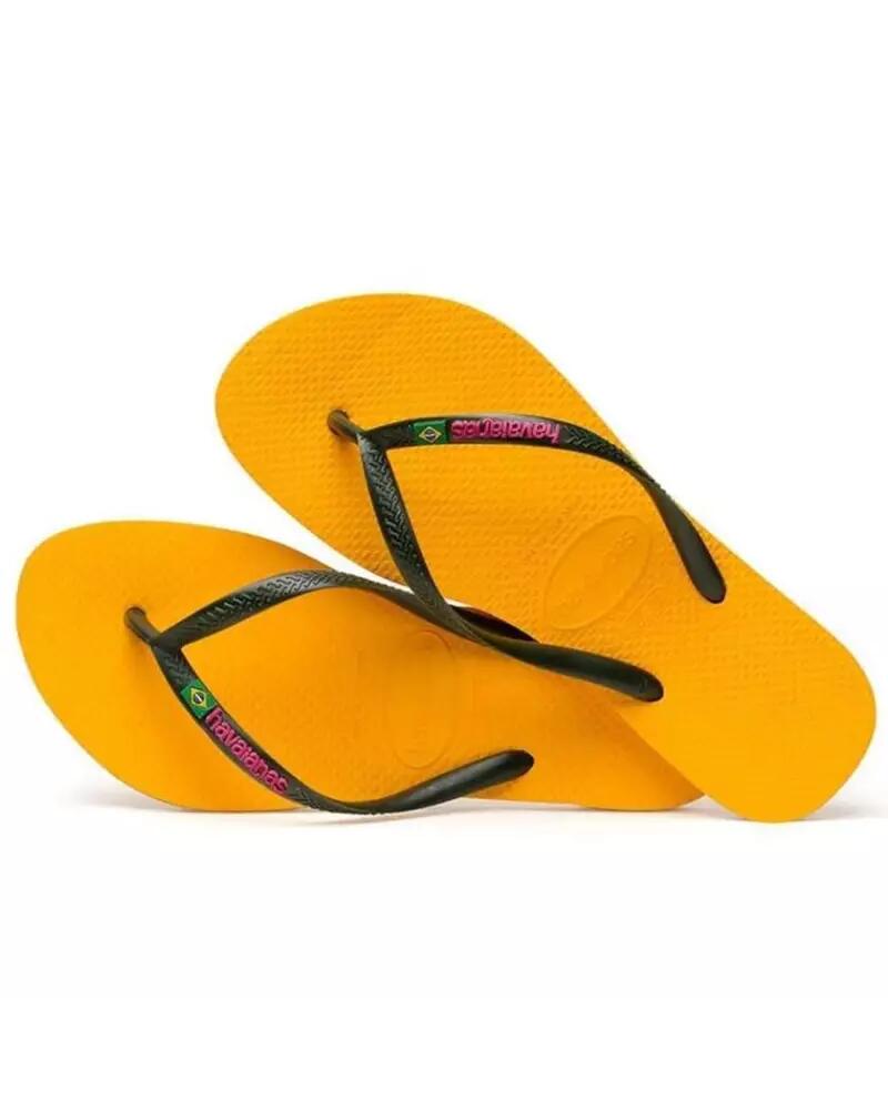 Tong Havaianas SLIM BRAZIL Jaune 3/3