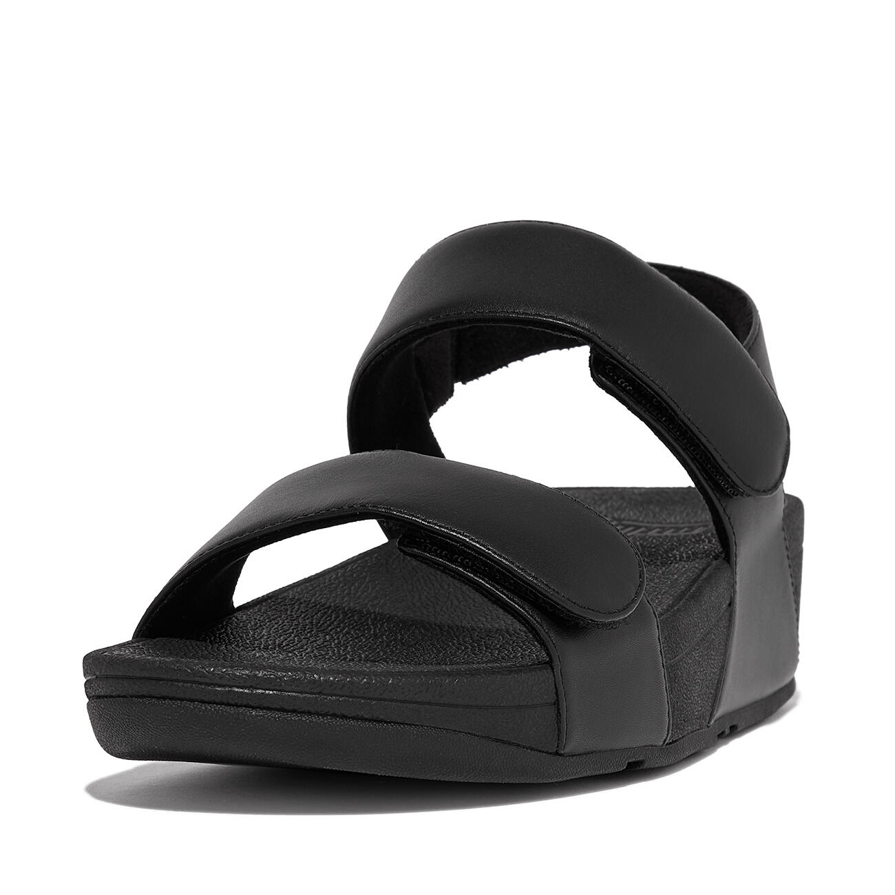 Sandales FitFlop LULU en cuir, avec bride arrière ajustable 7/7