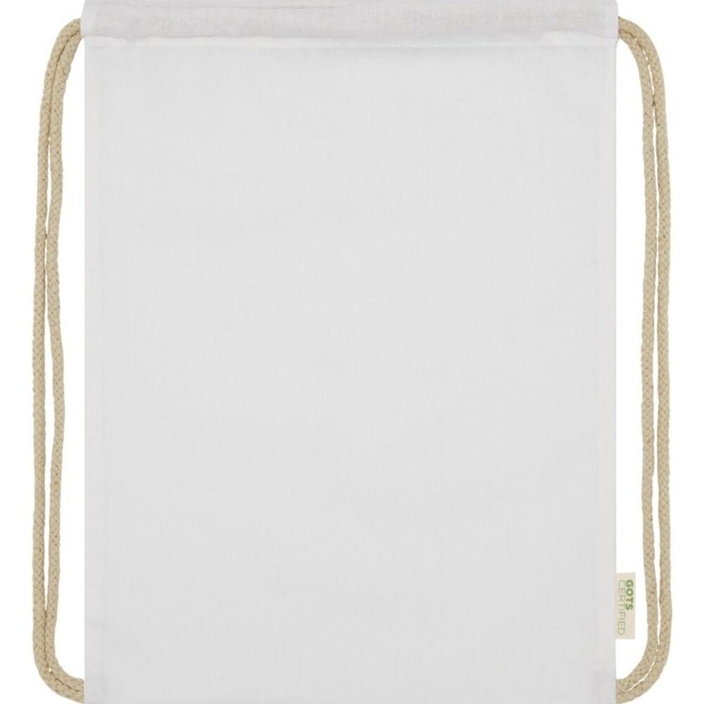 Mochila de Cuerdas Orissa de Algodón Orgánico Blanco Tamaño Único 2/3