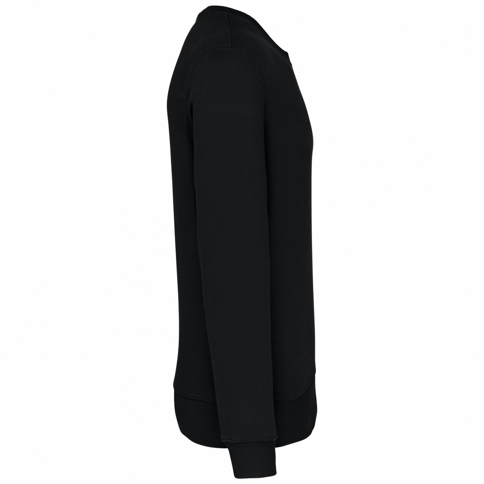 Felpa Girocollo Uomo Kariban Nero 3/3