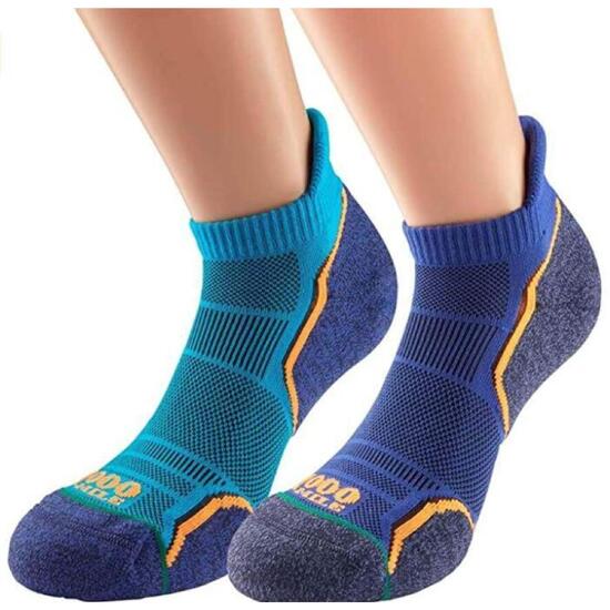 2er Pack Herren Laufsocken - Einlagige Socken Im Doppelpack