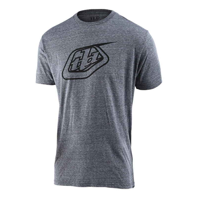 TLD - Troy Lee Designs Logo T-Shirt Vintage - Grau Media 1