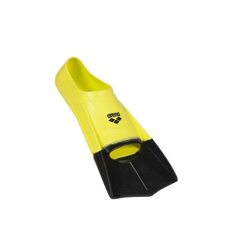 Barbatanas de silicone PŁYWACKIE ARENA CLUB KIT POWERFIN 33-34 NEON_YELLOW-BLACK