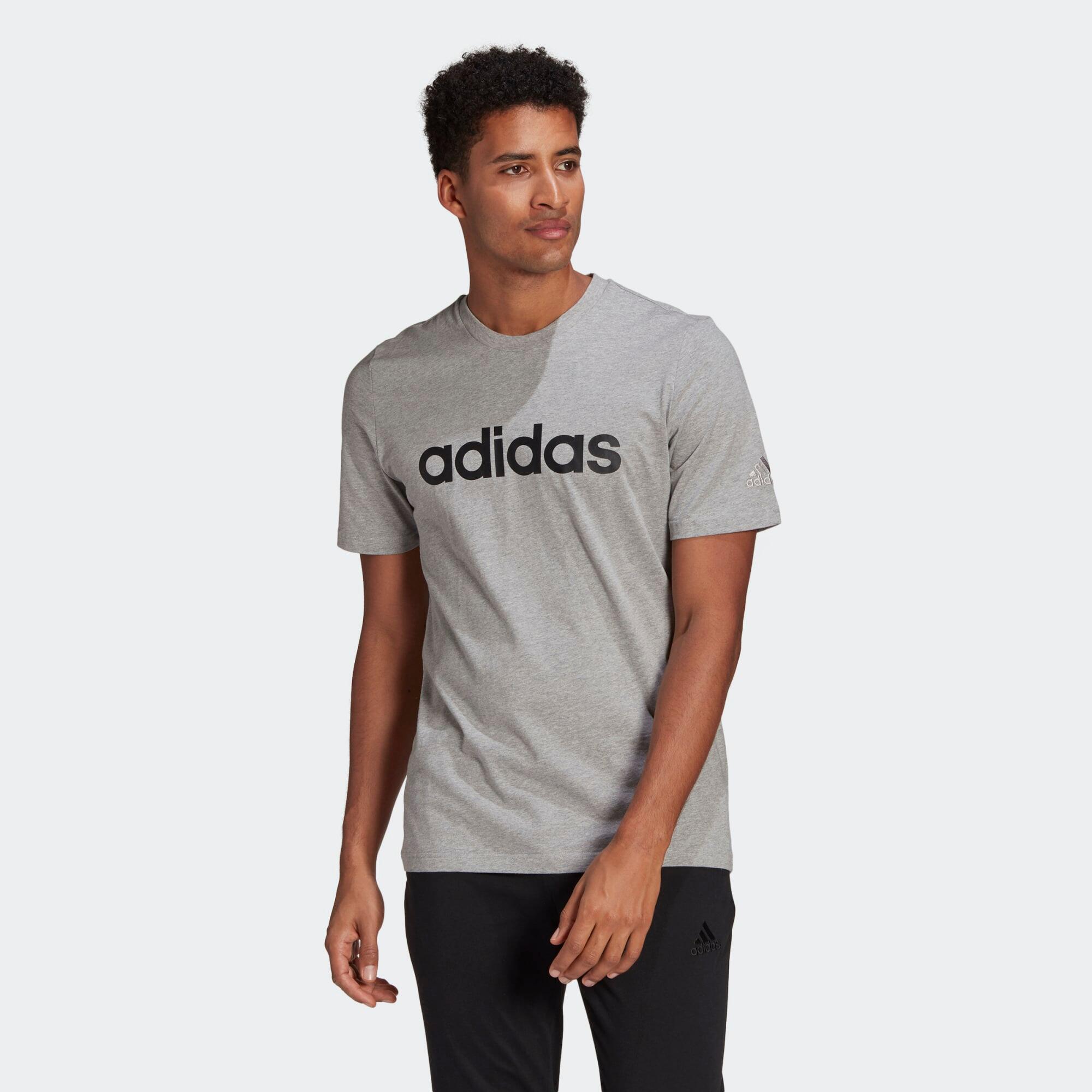 T-Shirts Lifestyle Men T-Shirt Essentials Embroidered Linear Logo 3/5