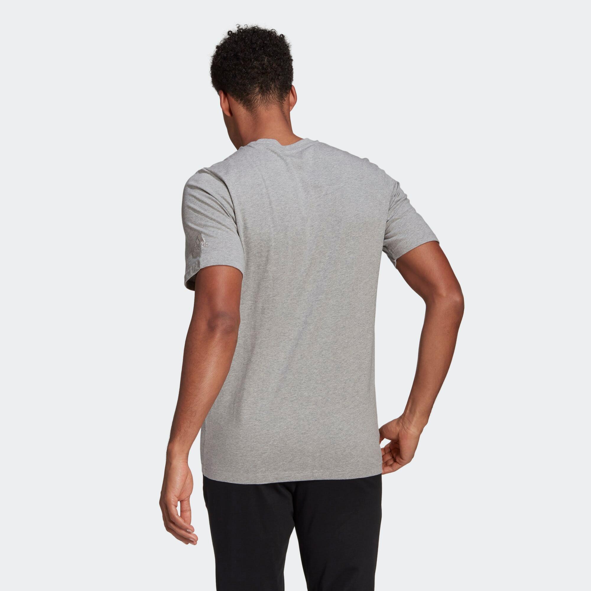 T-Shirts Lifestyle Men T-Shirt Essentials Embroidered Linear Logo 4/5