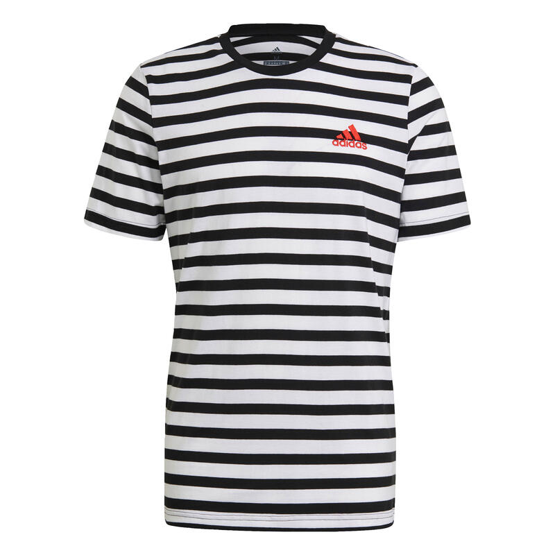 Camiseta Essentials Stripey Embroidered Logo