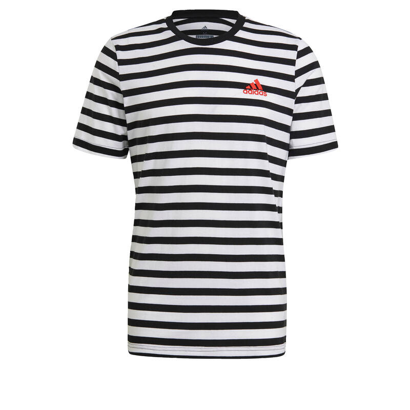 T-shirt Essentials Stripey Embroidered Logo