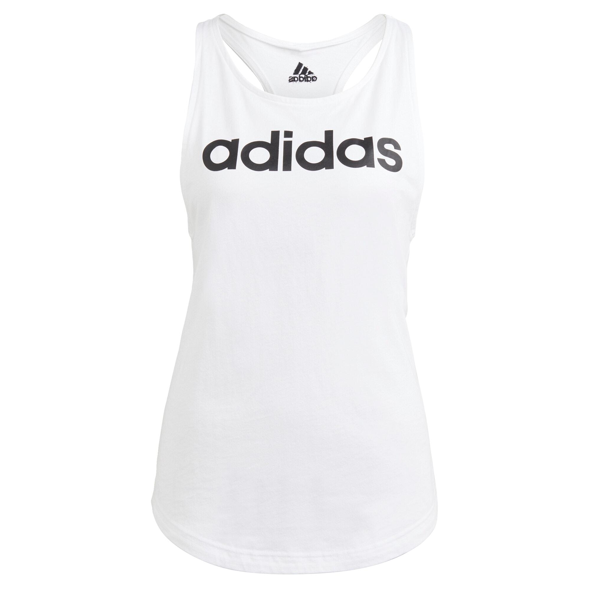 Adidas - Débardeur Loungewear Essentials Loose Logo - Débardeur - Blanc|noir - 40 M - Decathlon