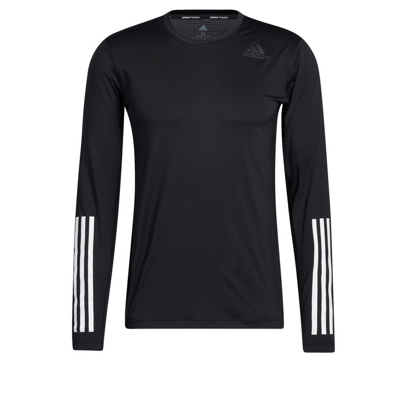 Camiseta de manga larga ajustada Techfit Fitted 3 bandas