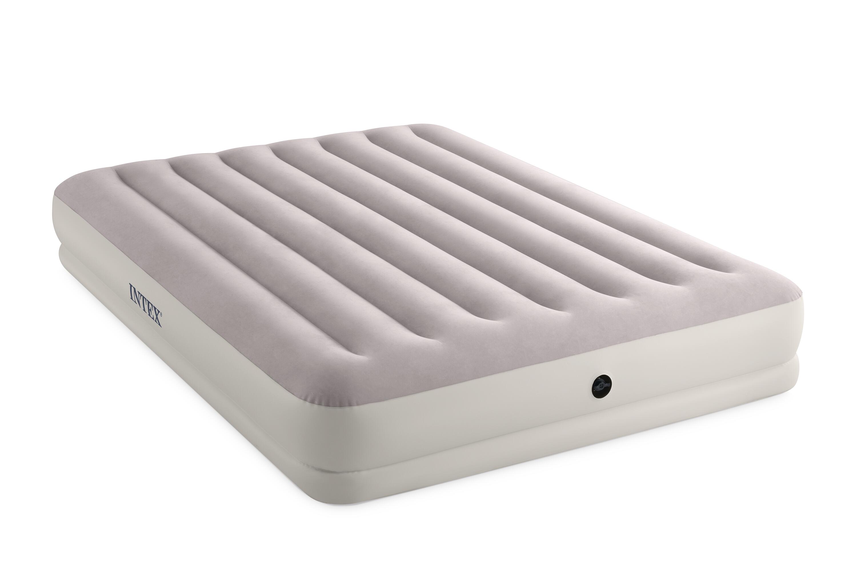 Intex Queen Dura-Beam Prestige Mid-Rise Airbed w/ USB150 Pump- 64179