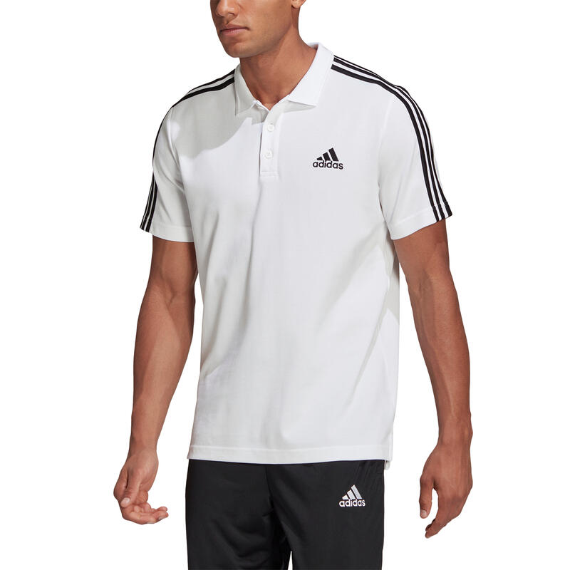 Póló adidas AEROREADY Essentials Pique Embroidered Small, Fehér, Férfiak