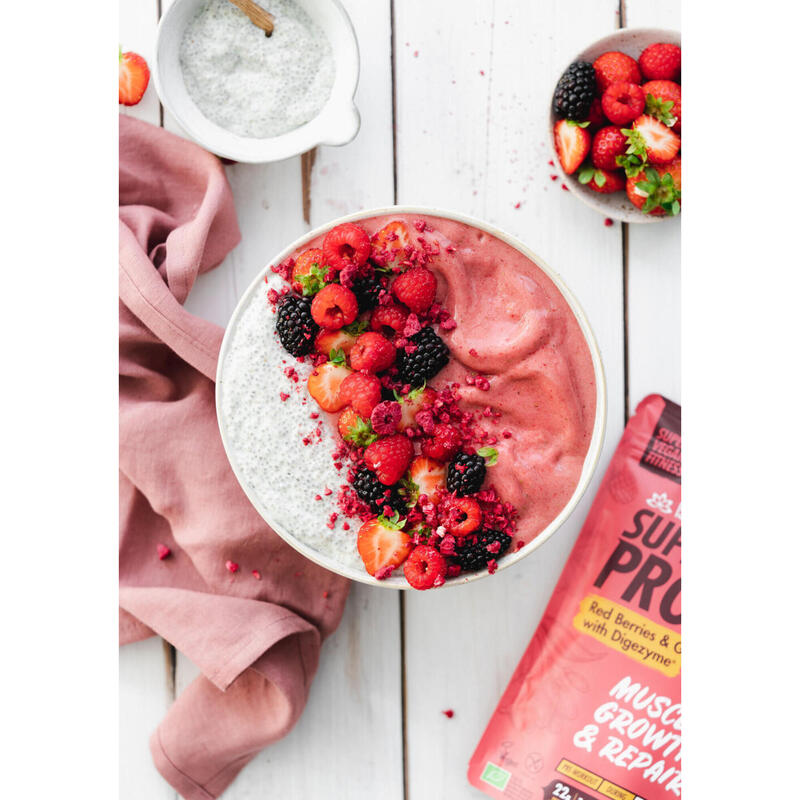 Super Vegan Protein Red Berries & Goji com Digezyme®