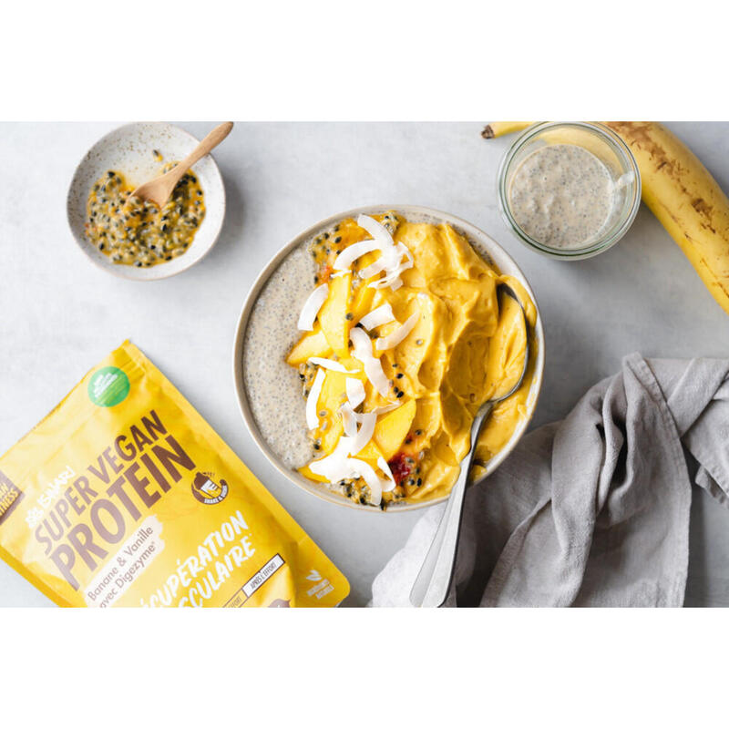 Super Vegan Protein Plátano y Vainilla con Digezyme®
