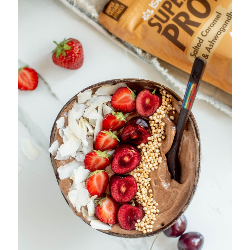 Super Vegan Protein Caramelo Salgado e Ashwagandha com Digezyme®