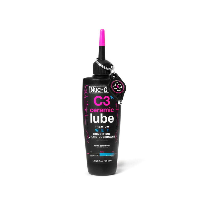 Muc-Off C3 Ceramic Wet Láncolaj 120ml - Nedves időjárásra