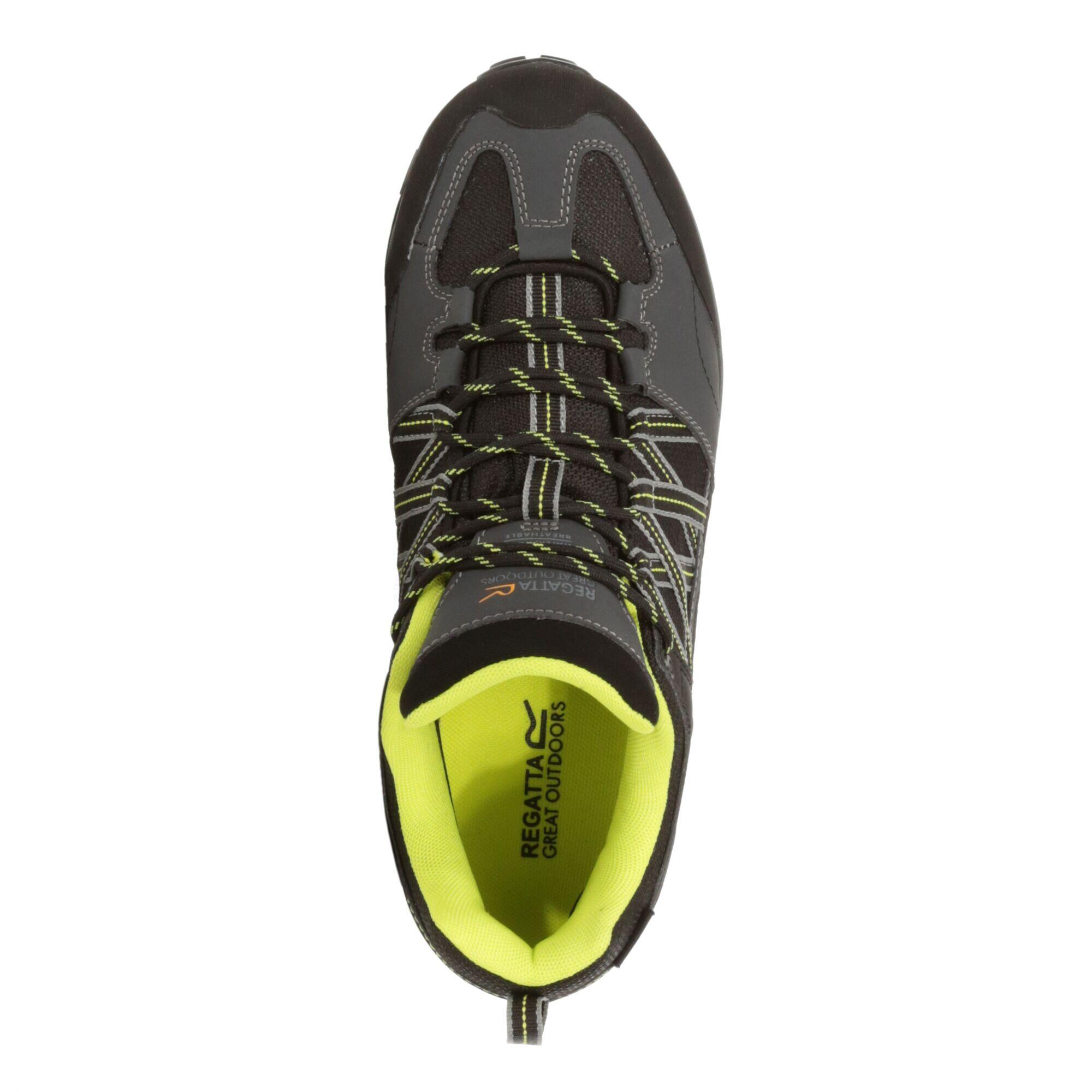 Samaris II Men's Hiking Shoes - Black/Light Green 3/3