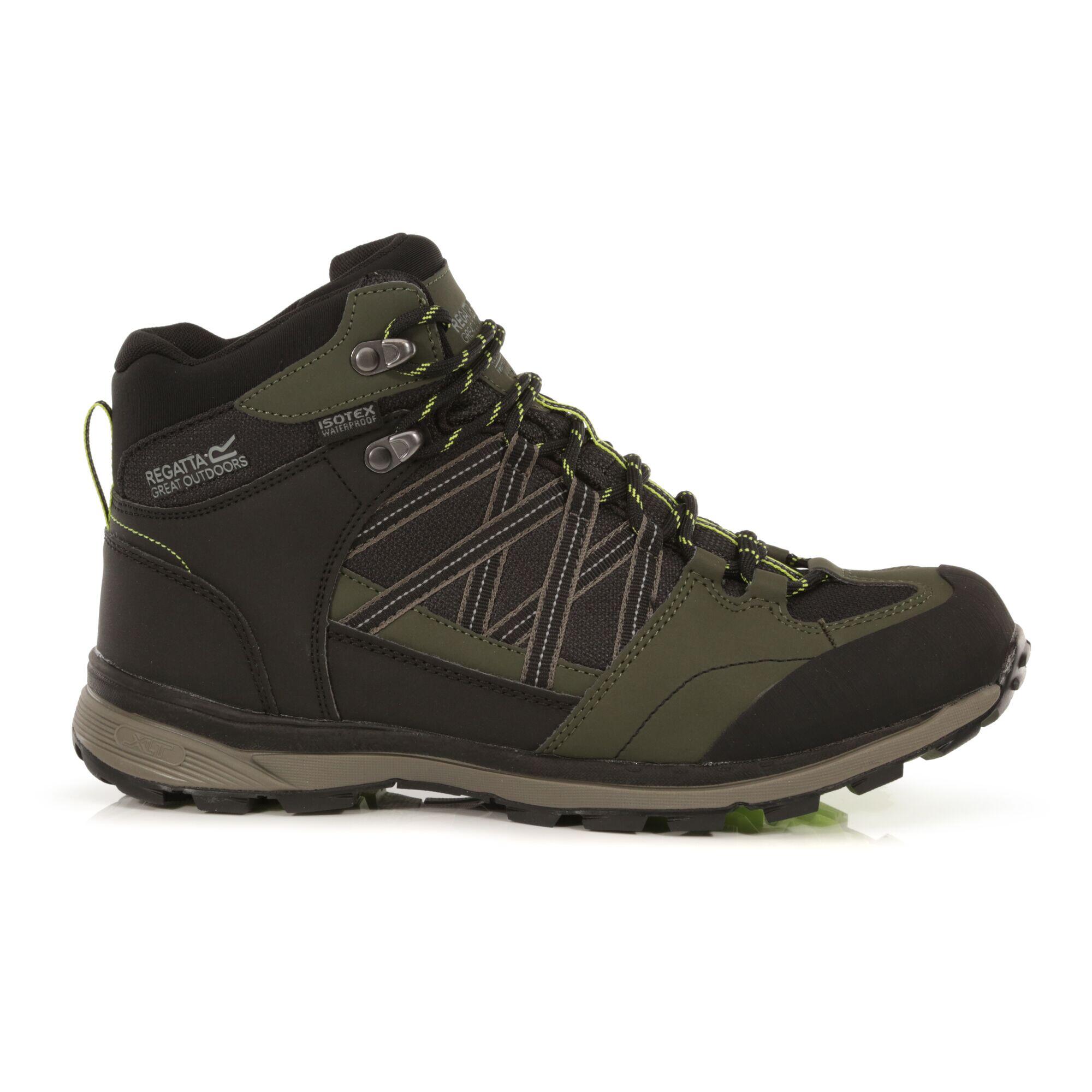 Samaris II Men's Hiking Boots - Dark Khaki/Light Green 2/6