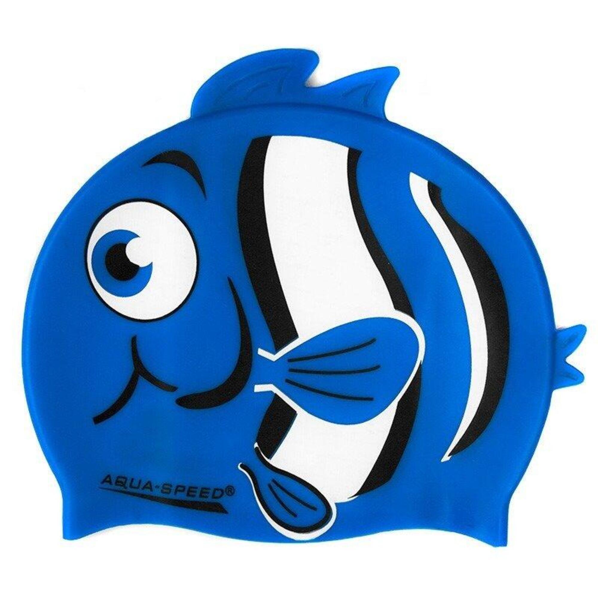 Czepek pływacki silikonowy dla dzieci Aqua Speed Zoo Nemo