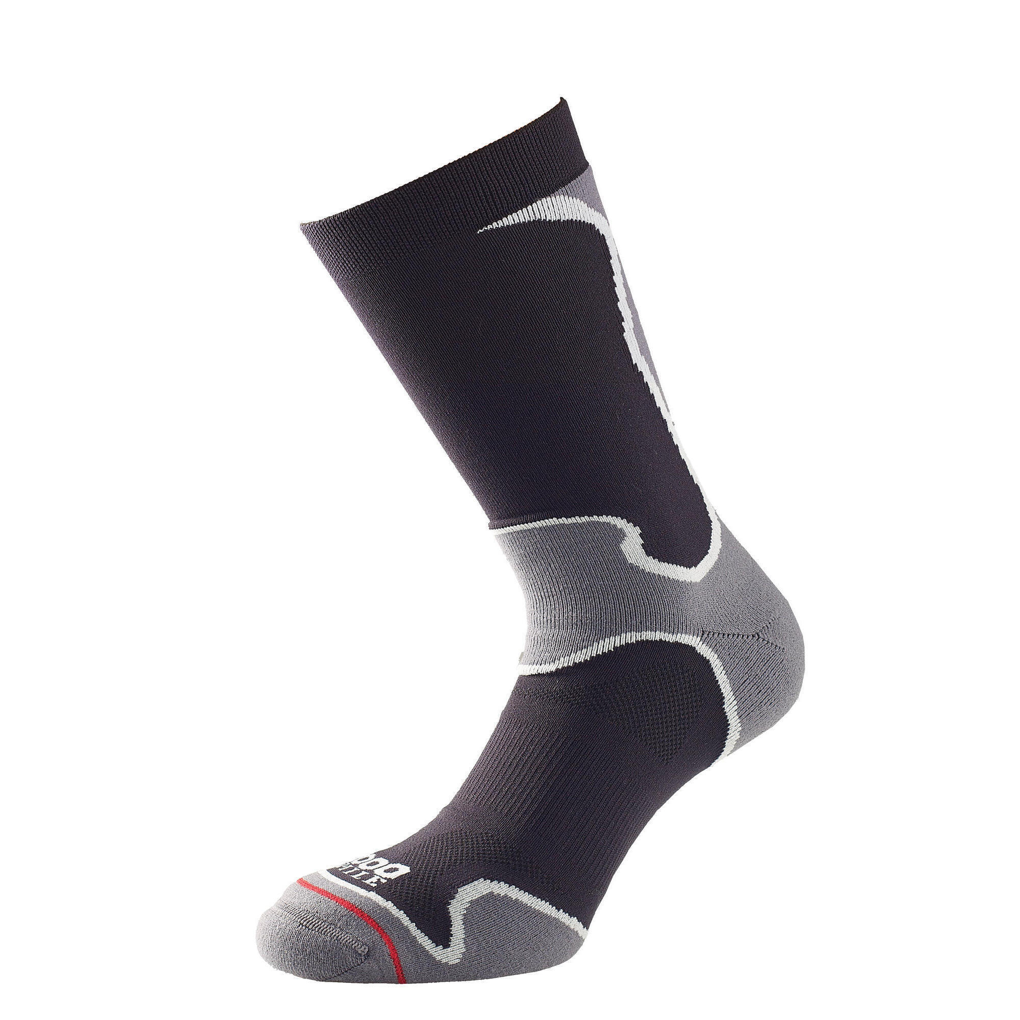 1000 Mile 2029 Double Layer Black Fusion Sock Ladies 1/3