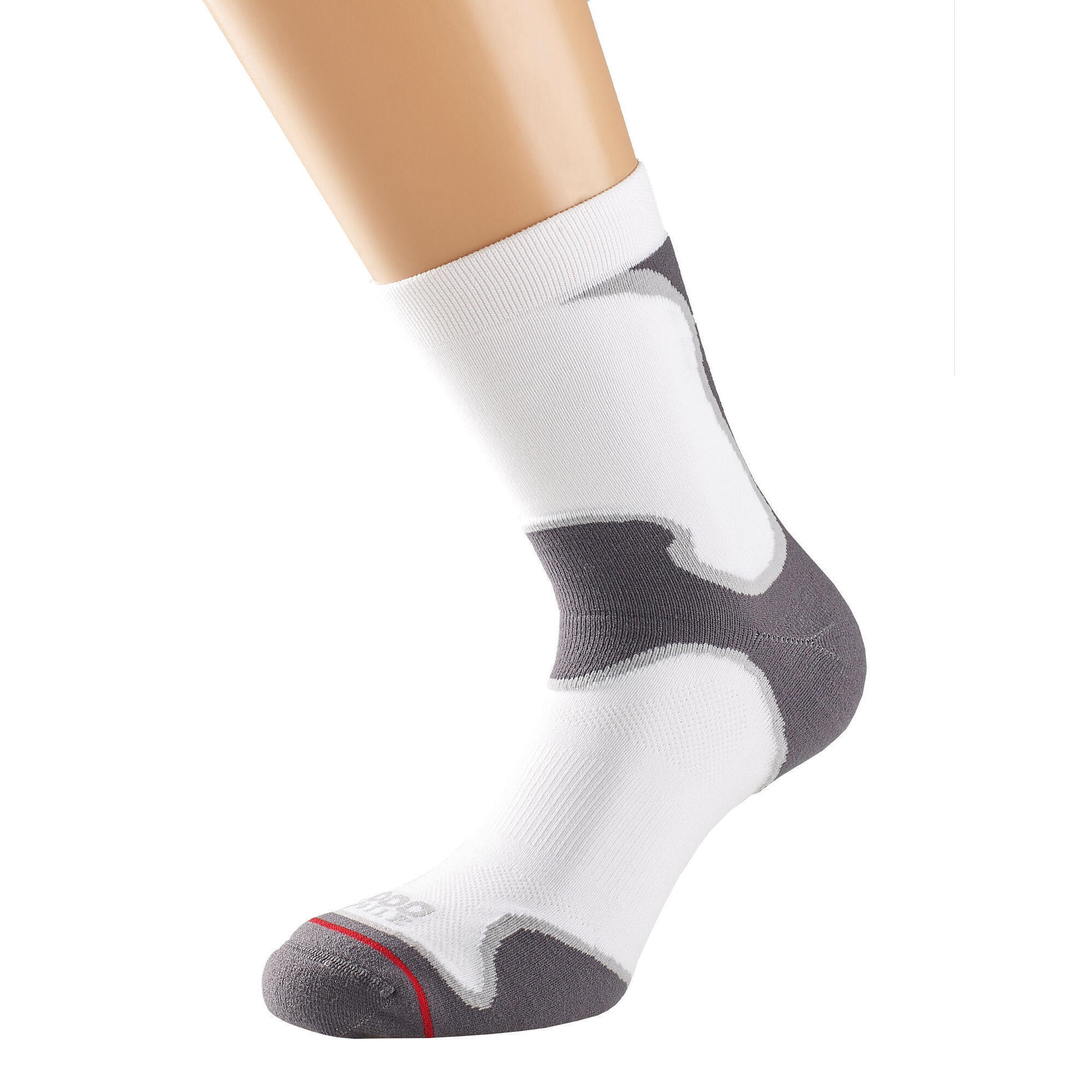 1000 Mile 2029 Double Layer White Fusion Sock 1/3