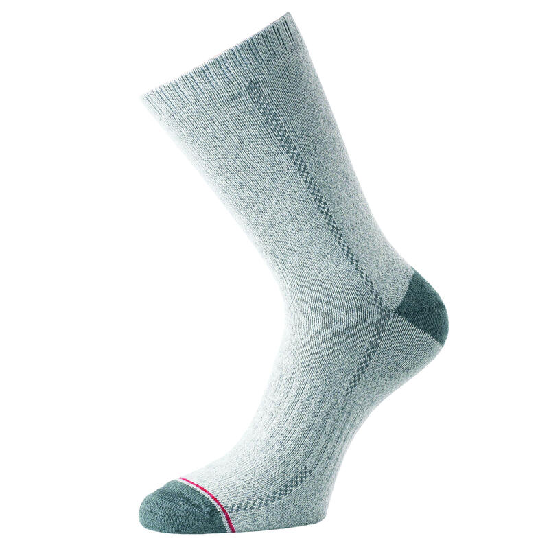 1000 Mile chaussettes de cricket légères en laine/coton blanc/gris