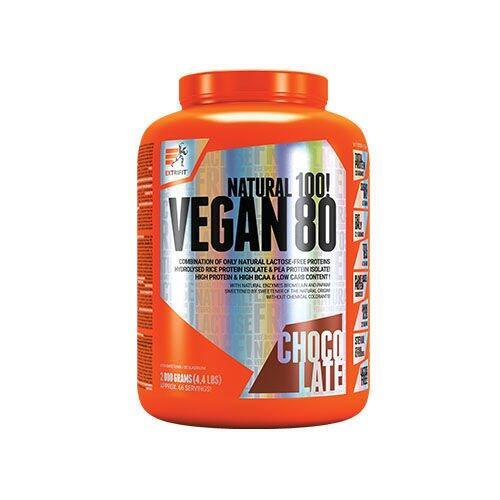 Wegańska odżywka białkowa EXTRIFIT Vegan 80 - 2000g - smak czekoladowy