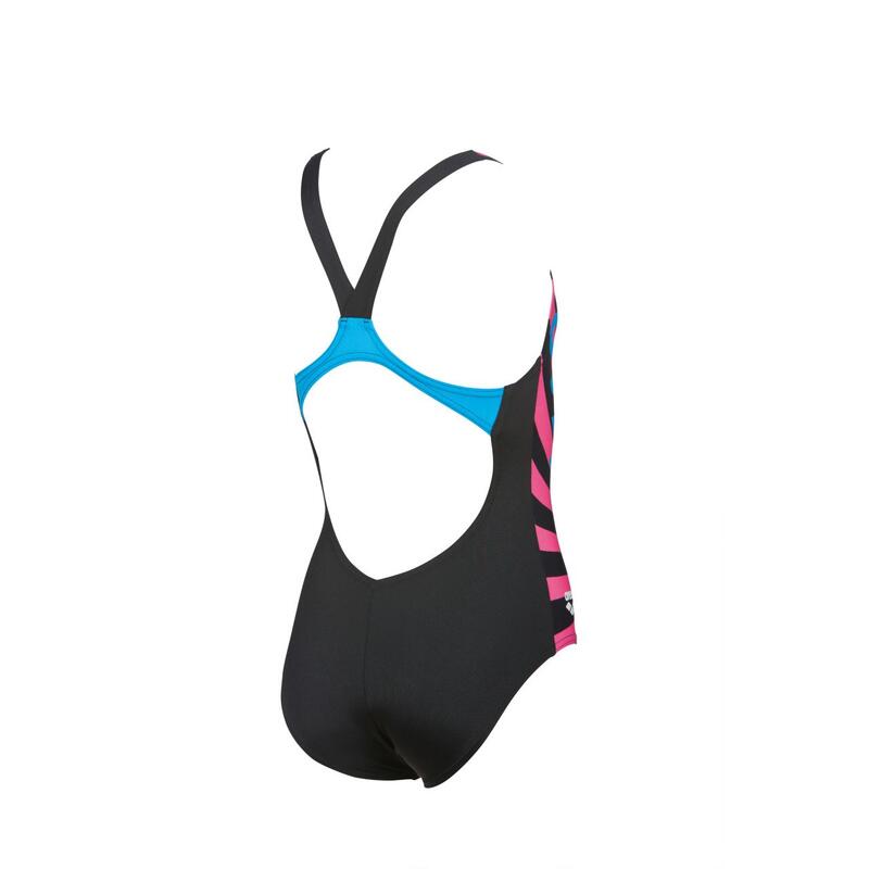 G SWIM&ROLL JR ONE PIECE V BACK 116 (6-7) BLACK