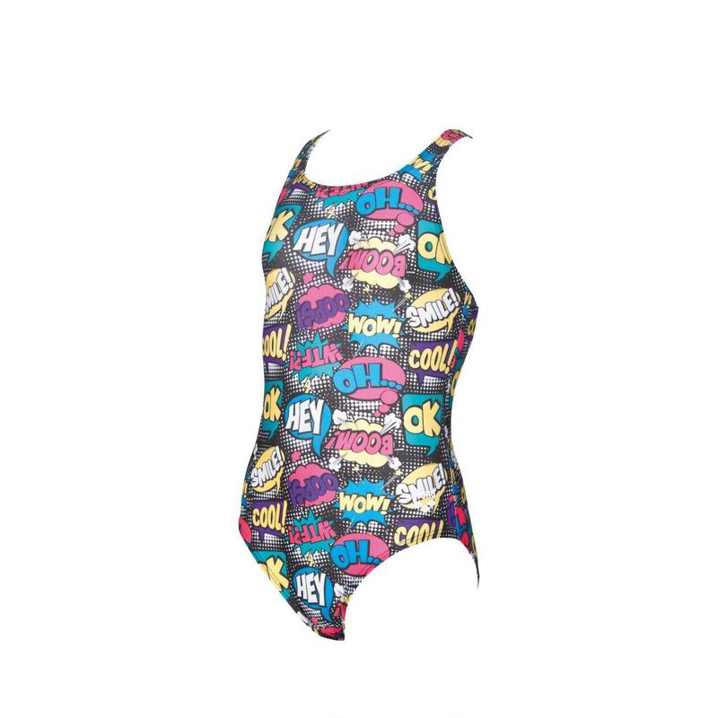 G TEEN JR SWIM PRO BACK ONE PIECE L 116 (6-7) BLACK