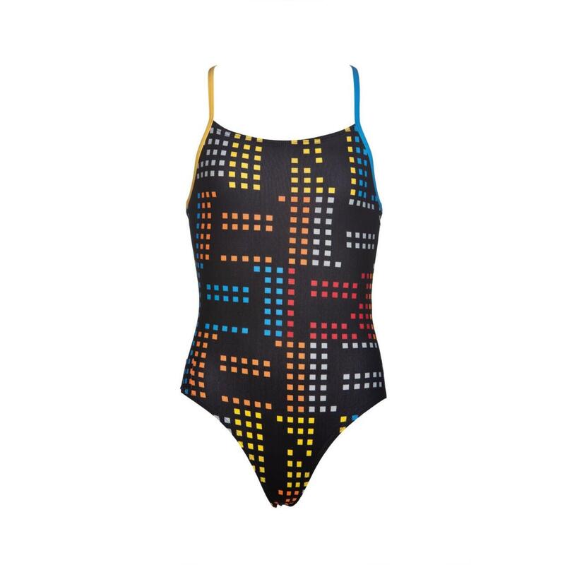 G NEON JR ONE PIECE [P] 128 (8-9) BLACK